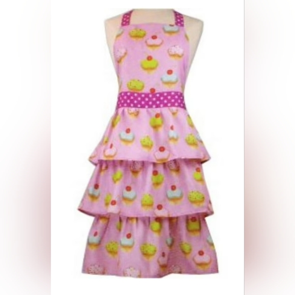 NEW GOURMET CLUB CUPCAKES APRON ABSOLUTELY ADORABLE BRAND NEW - Picture 2 of 13